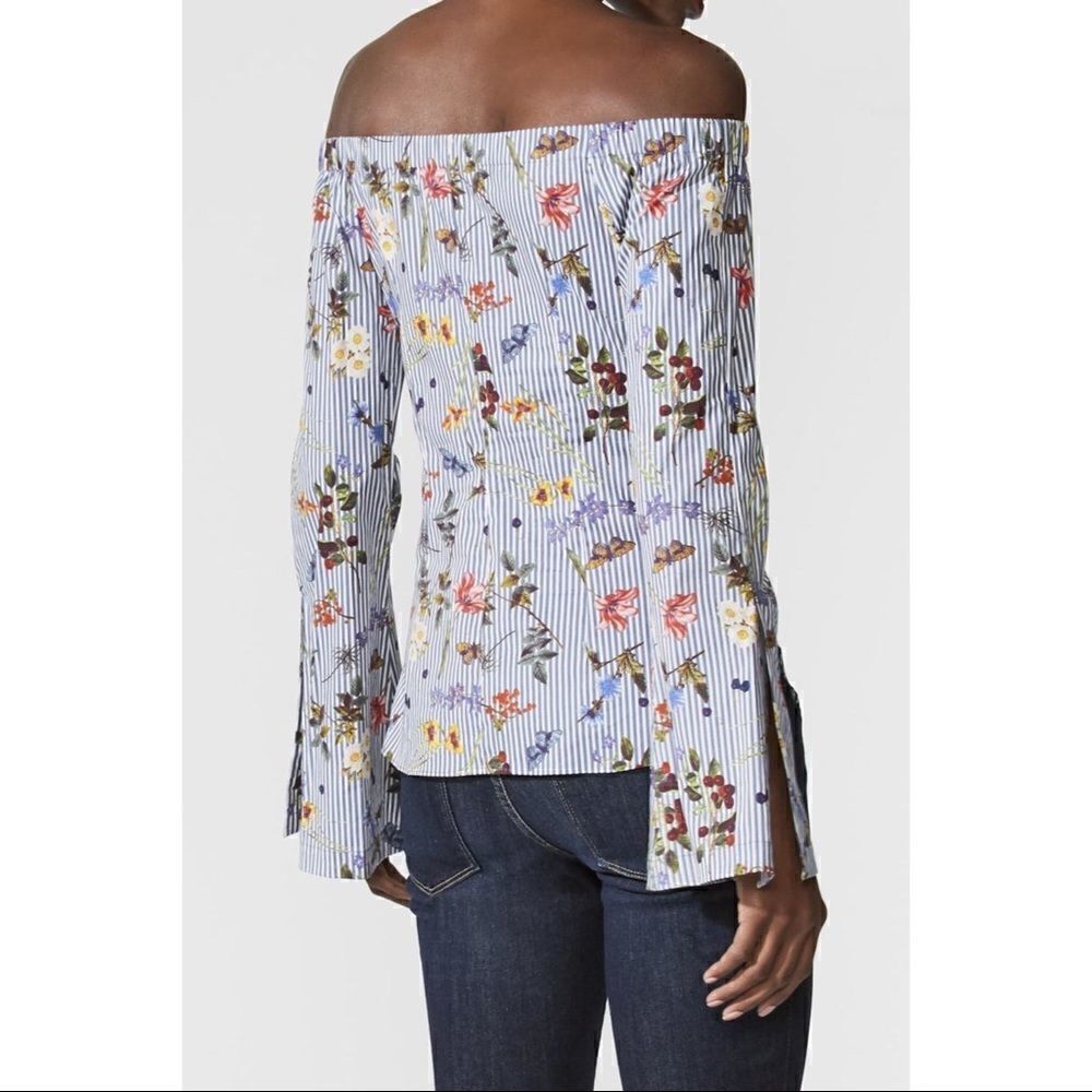 Bailey 44 Horiculture Floral Off-The-Shoulder Top